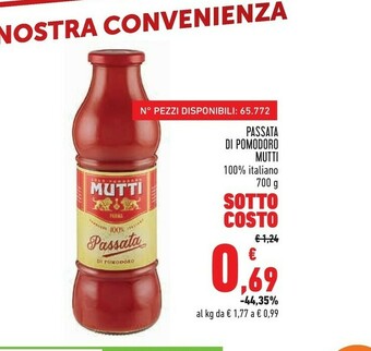 Conad Passata di pomodoro offerta