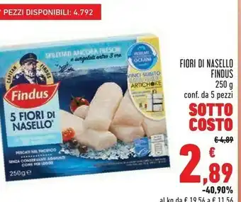 Conad 5 fiori di nasello 250 g(ml) offerta