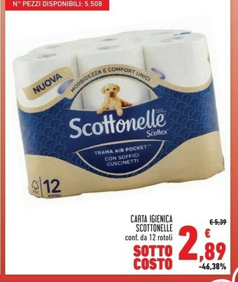 Conad Scottonelle carta igienica offerta