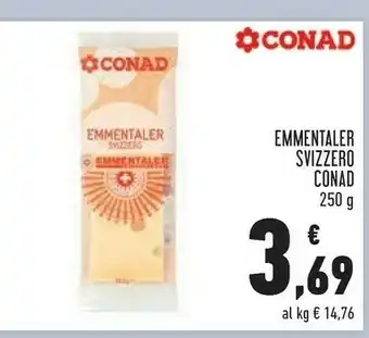 Conad Conad - emmentaler svizzero 250 g(ml) offerta