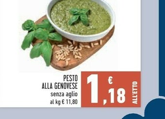 Conad Pesto alla genovese senza aglio offerta