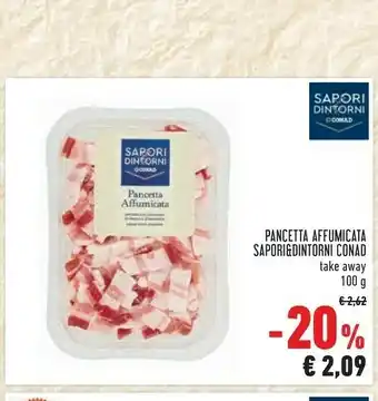 Conad Sapori & dintorni conad pancetta affumicata offerta