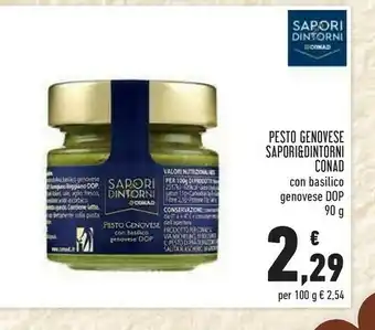 Conad Sapori & dintorni conad pesto genovese offerta