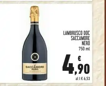 Conad Saccamore nero lambrusco doc 750 ml offerta
