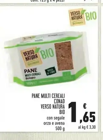 Conad Conad verso natura bio pane multi cereali offerta