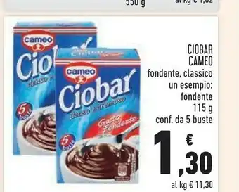 Conad Ciobar gusto fondente offerta
