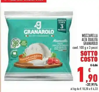 Conad Superstore Mozzarella alta qualità offerta