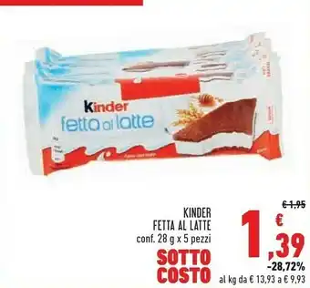 Conad Superstore Fetta al latte offerta