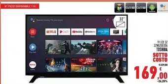 Conad Superstore 32wa2063da tv 81,3 cm (32") hd smart tv wi-fi nero offerta