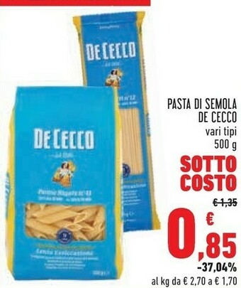 Conad Superstore Pasta di semola offerta