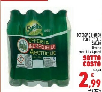 Conad Superstore Detersivo liquido per stoviglie offerta