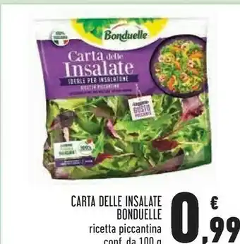 Conad Superstore Carta delle insalate ideale per pesce iceberg e carote 100 g(ml) offerta