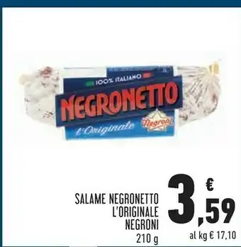 Conad Superstore Negronetto 210 g(ml) offerta