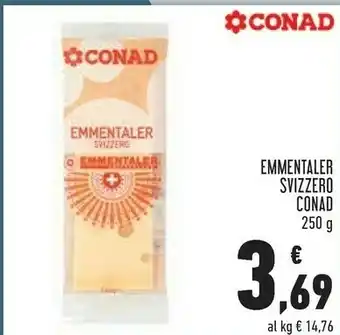 Conad Superstore Conad - emmentaler svizzero 250 g(ml) offerta