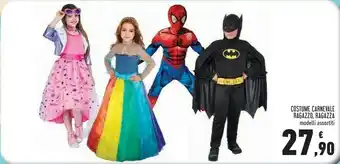 Costume carnevale ragazzo, ragazza