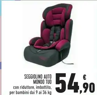 Seggiolino auto mondo tuo