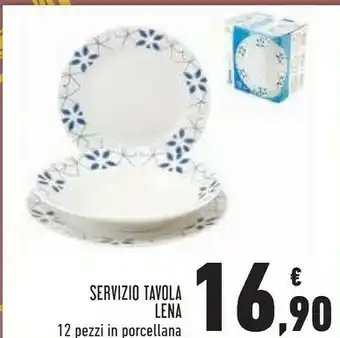 Conad Superstore Lena servizio tavola offerta