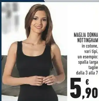 Conad Superstore Nottingham maglia donna offerta