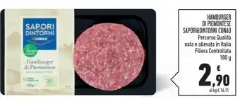 Conad Superstore Sapori & dintorni conad hamburger di piemontese offerta