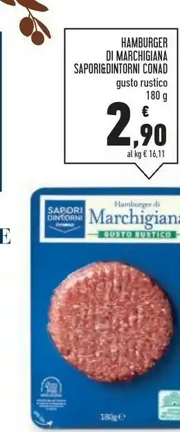 Conad Superstore Sapori & dintorni conad hamburger di marchigiana offerta
