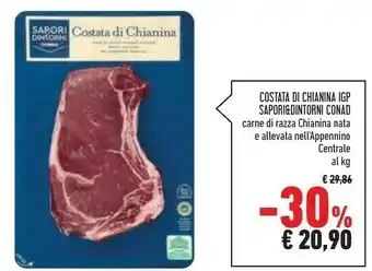 Conad Superstore Sapori & dintorni conad costata di chianina igp offerta