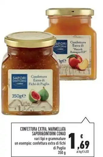 Conad Superstore Conad - confettura extra di fichi di puglia sapori e dintorni 350 g(ml) offerta