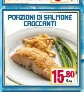 Eurosurgelati Porzioni di salmone croccanti offerta