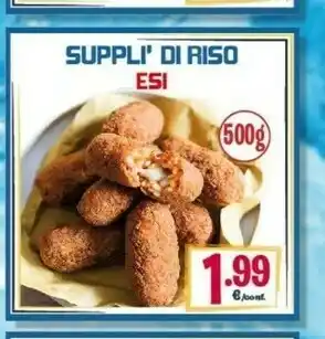 Esi suppli di riso