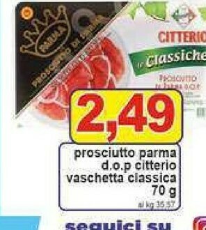 Pewex Prosciutto di parma offerta