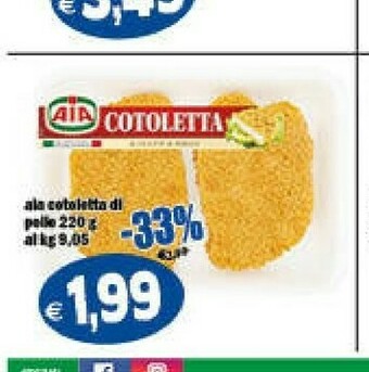 Il Castoro Supermercati Cotolette di pollo offerta