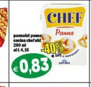 Il Castoro Supermercati Panna offerta