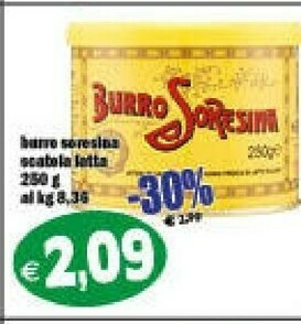 Il Castoro Supermercati Burro offerta