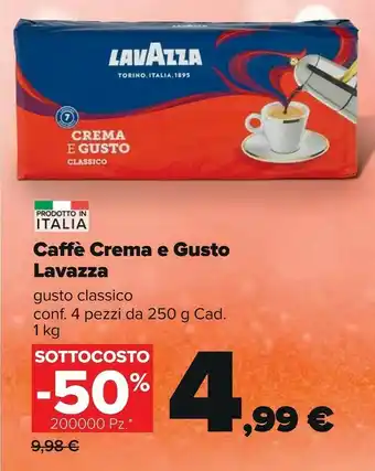 Carrefour Market Crema e gusto classico 250 250 g offerta