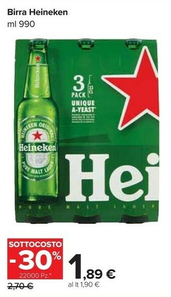 Carrefour Market Heineken - birra offerta