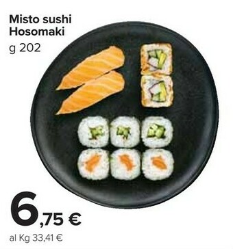 Carrefour Market Misto sushi hosomaki offerta