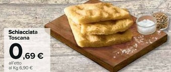 Carrefour Market Schiacciata toscana offerta