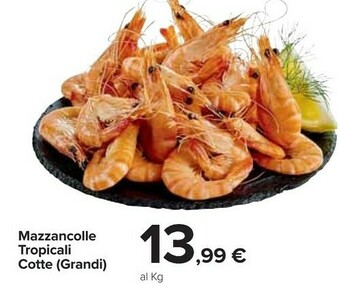 Carrefour Market Mazzancolle tropicali decongelate offerta