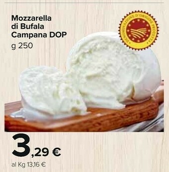 Carrefour Market Mozzarella di bufala campana dop offerta