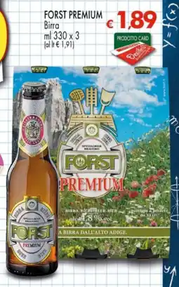 Despar Forst Premium Birra offerta