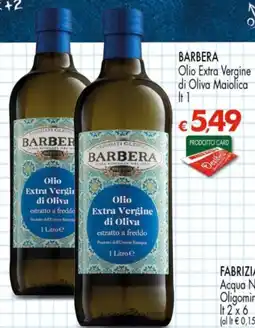 Despar Barbera Olio Extra Vergine di Oliva Maiolica offerta