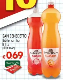 Despar San Benedetto Bibite offerta
