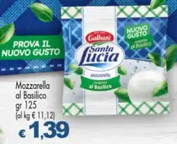 Despar Mozzarella al Basilico offerta