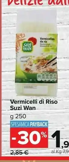 Carrefour Market Suzi wan - vermicelli di riso 250 g(ml) offerta