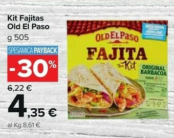 Carrefour Market Old el paso kit fajitas offerta