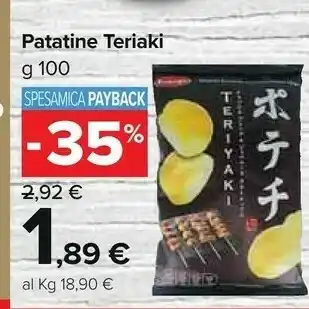 Carrefour Market Teriaki patatine offerta
