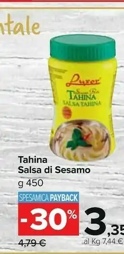 Carrefour Market Salsa di sesamo tahina offerta