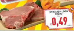 Pim Supermercati Bistecche di lombo di suino offerta