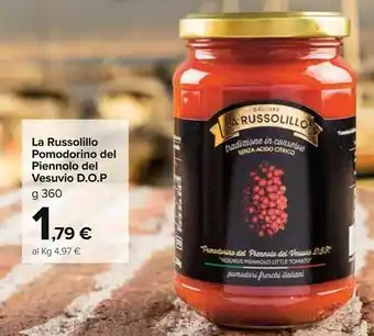 Carrefour Market Pomodorino del piennolo del vesuvio dop g 360 offerta