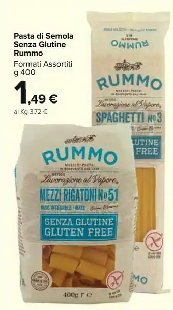 Carrefour Market Pasta di semola senza glutine 400 g offerta