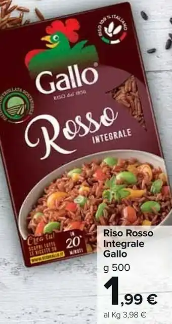 Carrefour Market Riso rosso integrale offerta